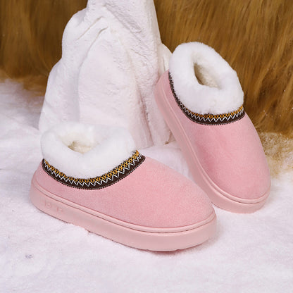 Fluffy Women's Slippers Home Casual Plush Ankle Boots Female Winter Fuzzy Fur Luxury Designer Plarform Shoes Girl Indoor Outdoor