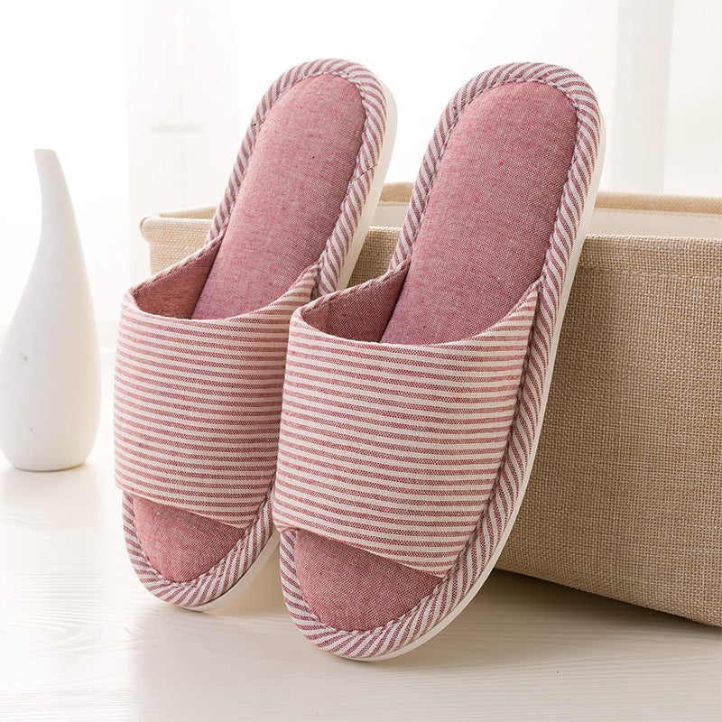 Hemp Casual Women's Slippers Home Flats Spring Summer Luxury Designer Woman Shoes Fashion 2026 Indoor Slides Soft Sole Elegant
