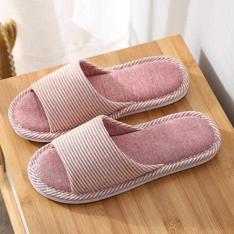 Hemp Casual Women's Slippers Home Flats Spring Summer Luxury Designer Woman Shoes Fashion 2026 Indoor Slides Soft Sole Elegant