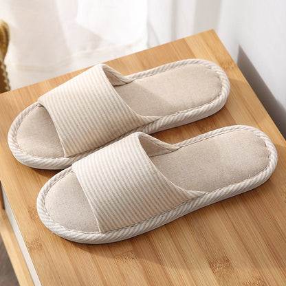 Hemp Casual Women's Slippers Home Flats Spring Summer Luxury Designer Woman Shoes Fashion 2026 Indoor Slides Soft Sole Elegant