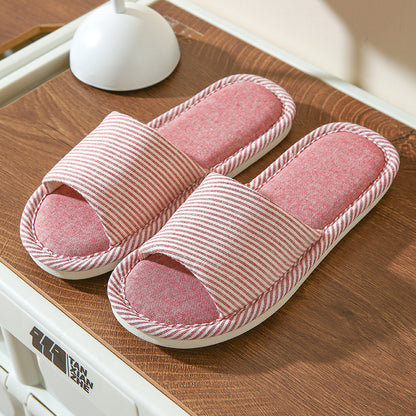 Hemp Casual Women's Slippers Home Flats Spring Summer Luxury Designer Woman Shoes Fashion 2026 Indoor Slides Soft Sole Elegant