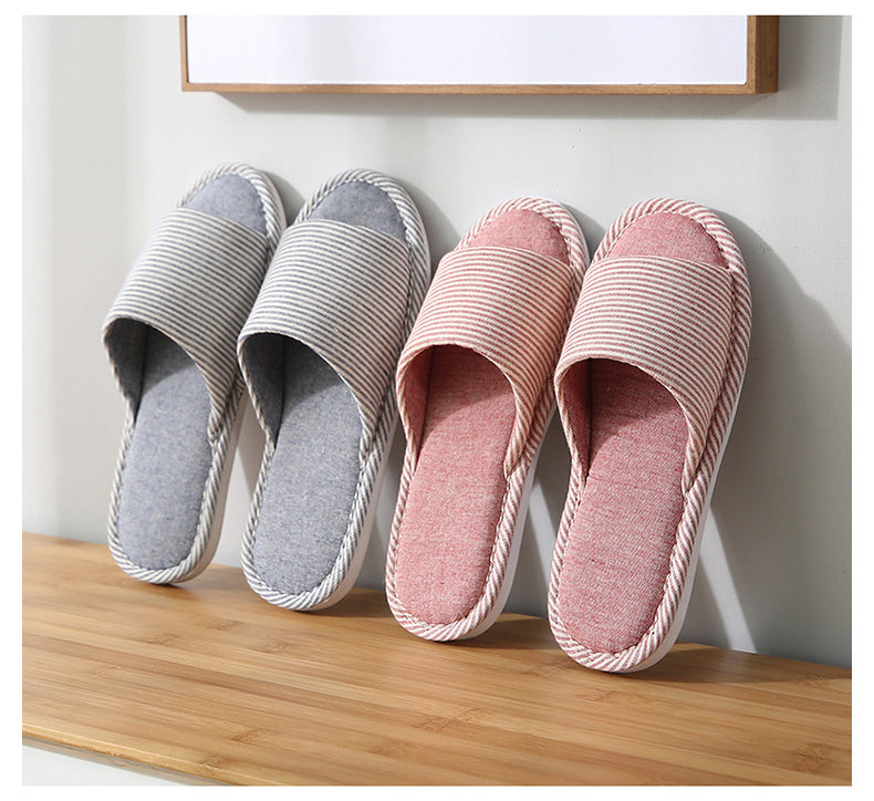 Hemp Casual Women's Slippers Home Flats Spring Summer Luxury Designer Woman Shoes Fashion 2026 Indoor Slides Soft Sole Elegant
