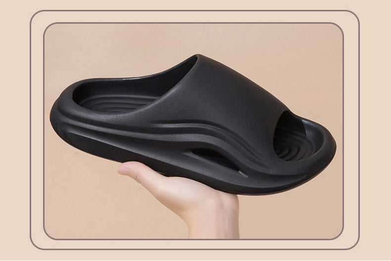 EVA Platform Slippers Women Home Brand Luxury Design Summer Shoes Couple Bathroom Indoor Outdoor Beach Slides Men Soft Non-Slip