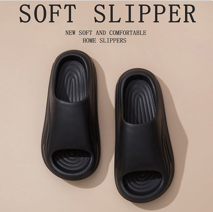 EVA Platform Slippers Women Home Brand Luxury Design Summer Shoes Couple Bathroom Indoor Outdoor Beach Slides Men Soft Non-Slip