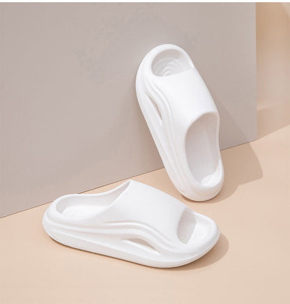 EVA Platform Slippers Women Home Brand Luxury Design Summer Shoes Couple Bathroom Indoor Outdoor Beach Slides Men Soft Non-Slip