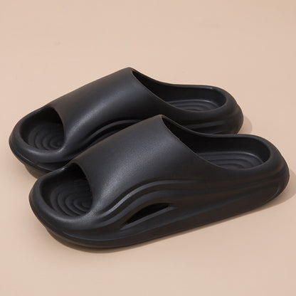 EVA Platform Slippers Women Home Brand Luxury Design Summer Shoes Couple Bathroom Indoor Outdoor Beach Slides Men Soft Non-Slip