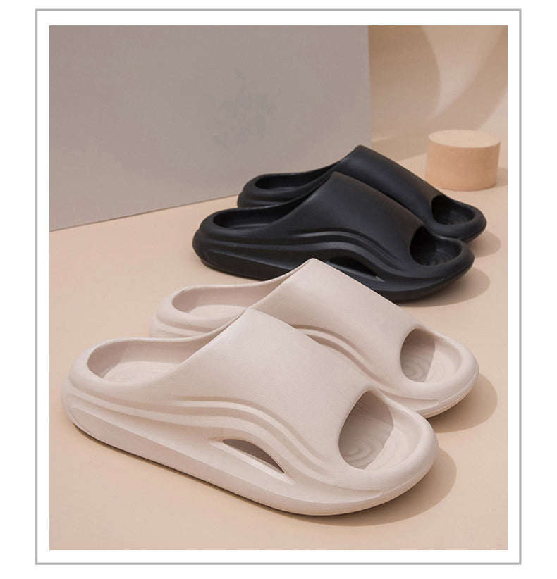 EVA Platform Slippers Women Home Brand Luxury Design Summer Shoes Couple Bathroom Indoor Outdoor Beach Slides Men Soft Non-Slip