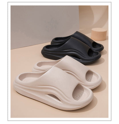 EVA Platform Slippers Women Home Brand Luxury Design Summer Shoes Couple Bathroom Indoor Outdoor Beach Slides Men Soft Non-Slip