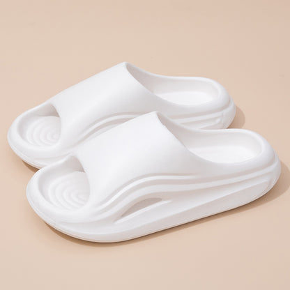 EVA Platform Slippers Women Home Brand Luxury Design Summer Shoes Couple Bathroom Indoor Outdoor Beach Slides Men Soft Non-Slip