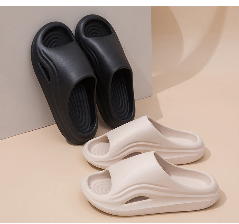EVA Platform Slippers Women Home Brand Luxury Design Summer Shoes Couple Bathroom Indoor Outdoor Beach Slides Men Soft Non-Slip