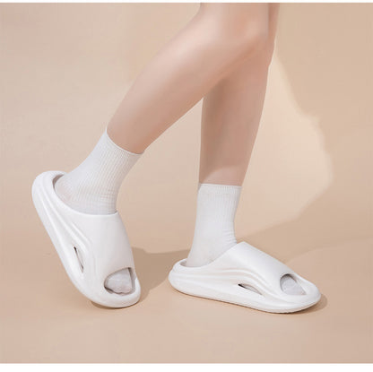 EVA Platform Slippers Women Home Brand Luxury Design Summer Shoes Couple Bathroom Indoor Outdoor Beach Slides Men Soft Non-Slip