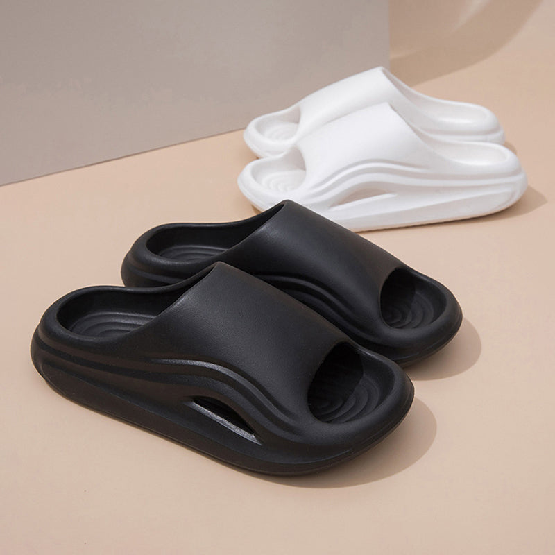 EVA Platform Slippers Women Home Brand Luxury Design Summer Shoes Couple Bathroom Indoor Outdoor Beach Slides Men Soft Non-Slip