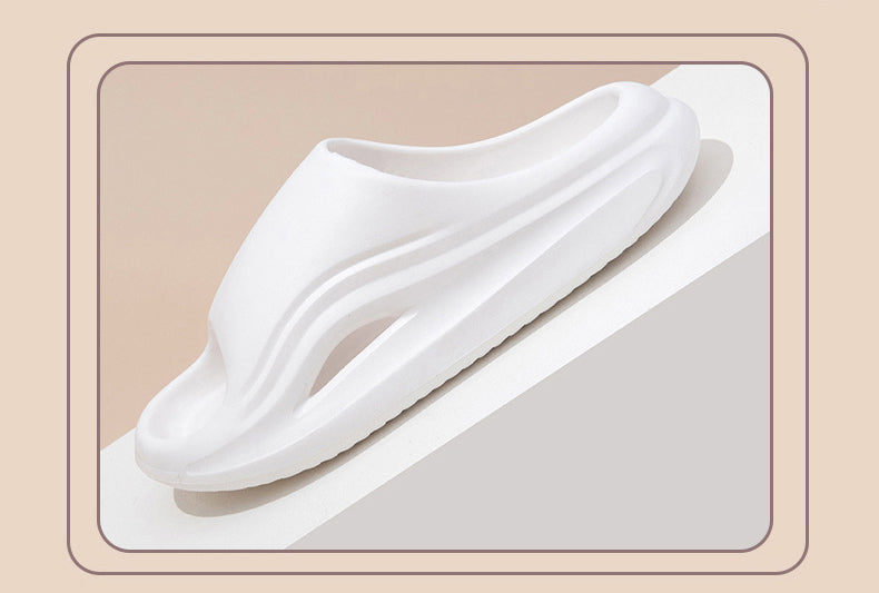 EVA Platform Slippers Women Home Brand Luxury Design Summer Shoes Couple Bathroom Indoor Outdoor Beach Slides Men Soft Non-Slip