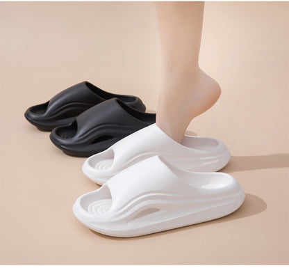 EVA Platform Slippers Women Home Brand Luxury Design Summer Shoes Couple Bathroom Indoor Outdoor Beach Slides Men Soft Non-Slip