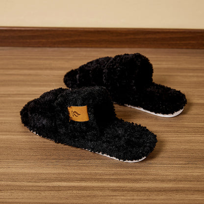 Fluffy Women's Slippers Home Soft Spring Autumn Luxury Designer Woman Shoes Elegant Faux Fuzzy Fur Slides Girl Non-Slip Open Toe