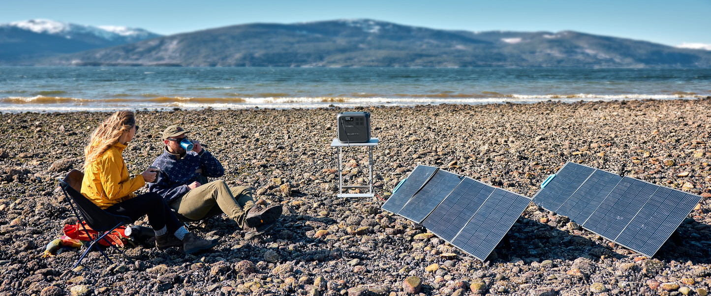【Brand New Warranty 5 Years】BLUETTI AC180 Solar Portable Power Station 1800W 1152Wh Solar Generator for Camping Off-grid Power