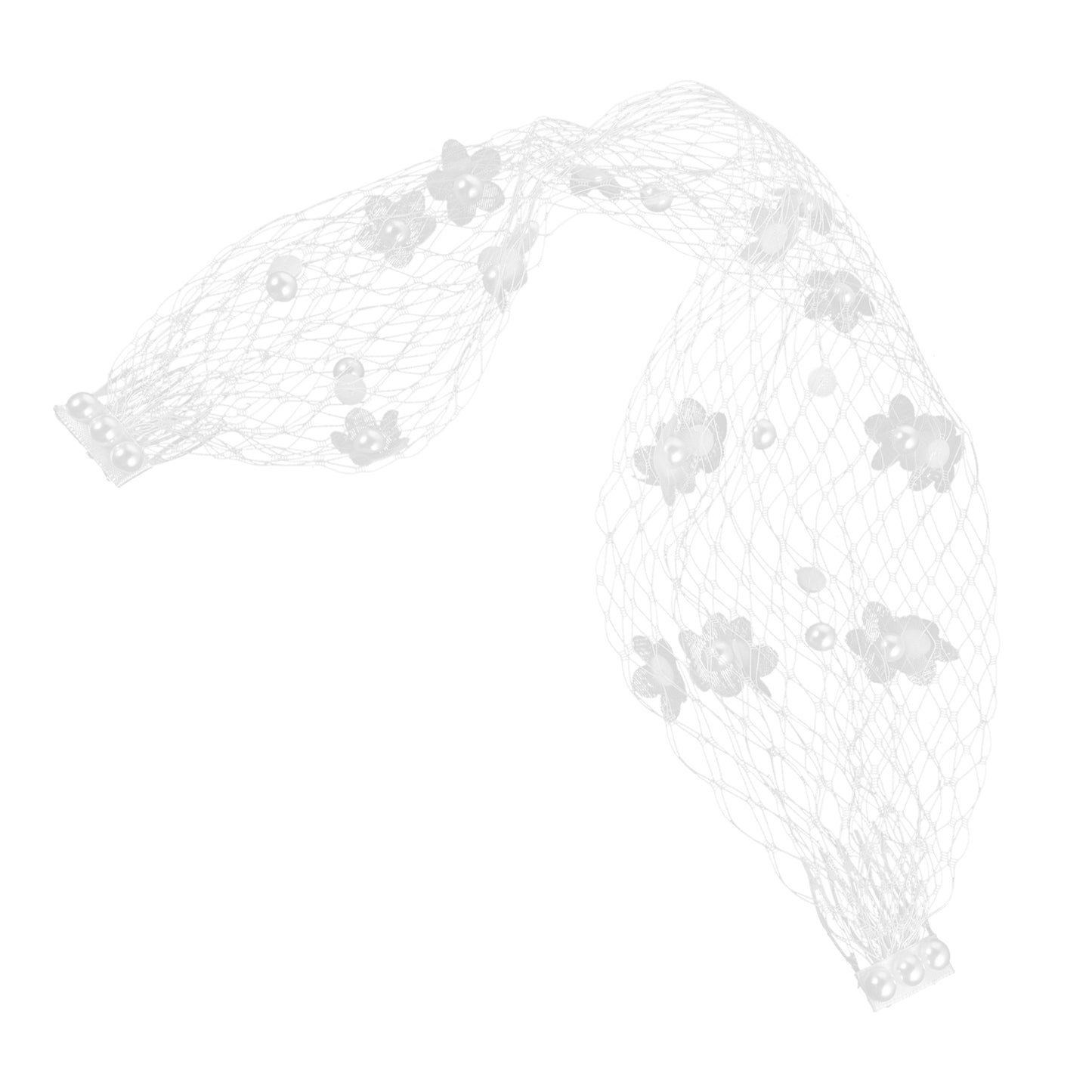 Vintage French Style Birdcage Face Veil Wedding Fascinator White Face Net Comb Tea Party Costume Headwear