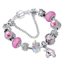 AliExpress Cross-border European and American Creative Jewelry Fashion DIY Crystal Beaded Bracelet Crystal Bracelet Ladies Jewelry