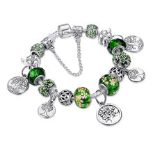 AliExpress Cross-border European and American Creative Jewelry Fashion DIY Crystal Beaded Bracelet Crystal Bracelet Ladies Jewelry