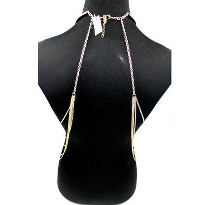 Aliexpress Jewelry Body Chain Gold Large Hoop Necklace Exaggerated Stylish Body Chain