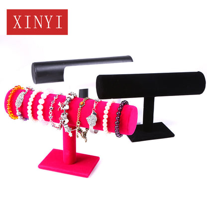 Down Face Bracelet Head Flower Watch Jewelry Rack Jewelry Display Rack High-grade One-layer Bracelet Rack Jewelry Rack