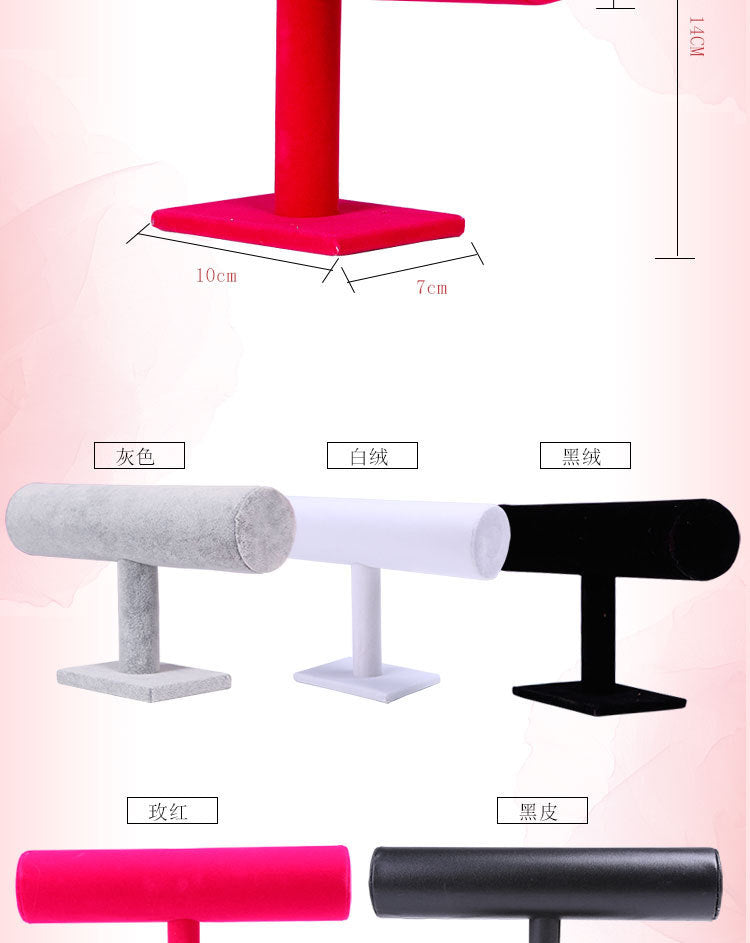 Down Face Bracelet Head Flower Watch Jewelry Rack Jewelry Display Rack High-grade One-layer Bracelet Rack Jewelry Rack