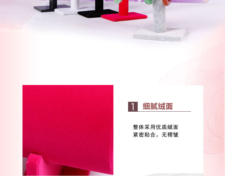 Down Face Bracelet Head Flower Watch Jewelry Rack Jewelry Display Rack High-grade One-layer Bracelet Rack Jewelry Rack