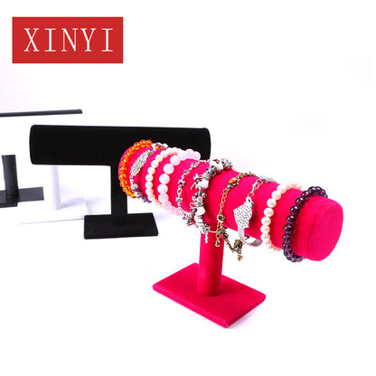 Down Face Bracelet Head Flower Watch Jewelry Rack Jewelry Display Rack High-grade One-layer Bracelet Rack Jewelry Rack