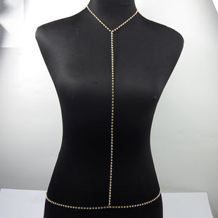 Aliexpress Jewelry Body Chain Gold Large Hoop Necklace Exaggerated Stylish Body Chain