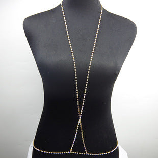Aliexpress Jewelry Body Chain Gold Large Hoop Necklace Exaggerated Stylish Body Chain