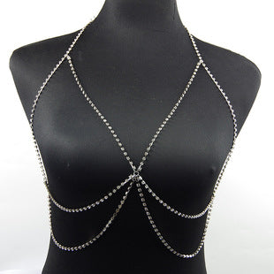 Aliexpress Jewelry Body Chain Gold Large Hoop Necklace Exaggerated Stylish Body Chain