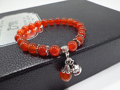 Red Agate Crystal Bracelet Women's Small Jewelry Bracelet Couple Jewelry Bracelet Jewelry Beaded Yiwu Small Commodity Jewelry