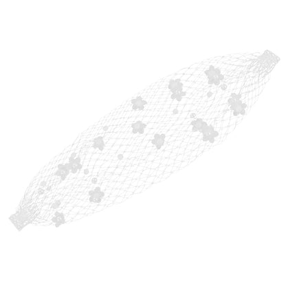 Vintage French Style Birdcage Face Veil Wedding Fascinator White Face Net Comb Tea Party Costume Headwear