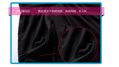 150kg Plus Size Cropped Pants Summer Clothes for Fat Girls 150kg Milk Silk Plus Fat Enlarged Elastic Slimming Look Harem Pants