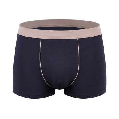 Men's cotton underwear plus size fat guy boxers breathable 3D seamless sexy youth cotton red boxers