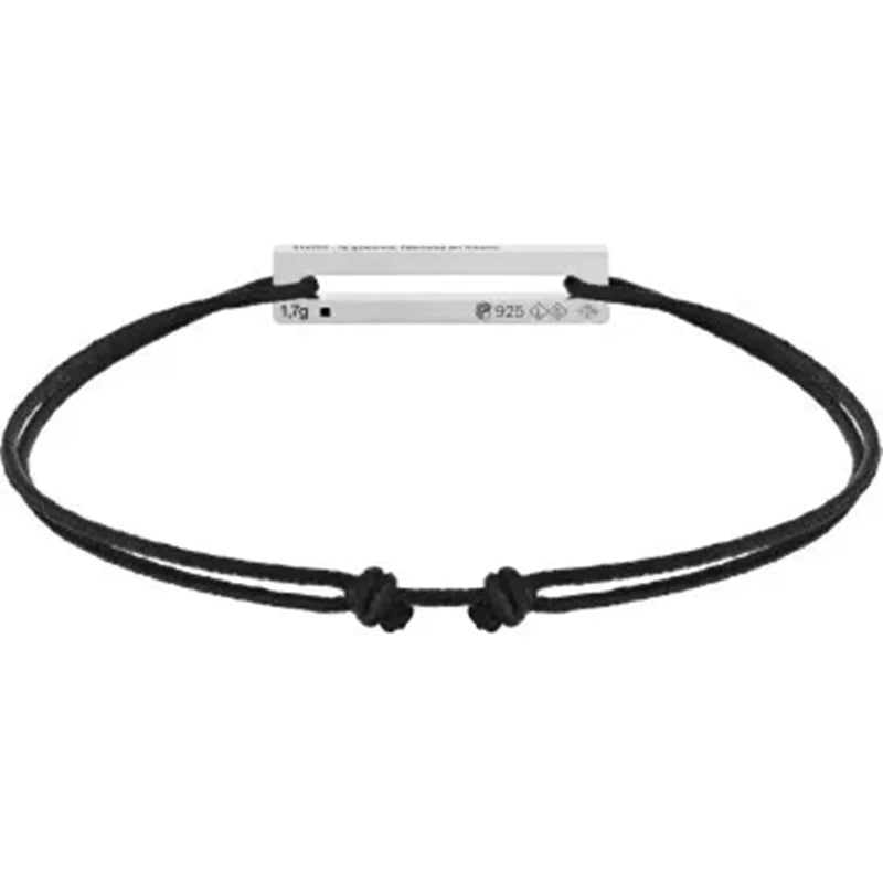 1.7g diamond-encrusted bracelet with adjustable braided cord  French luxury couple jewelry wholesale Daily wear