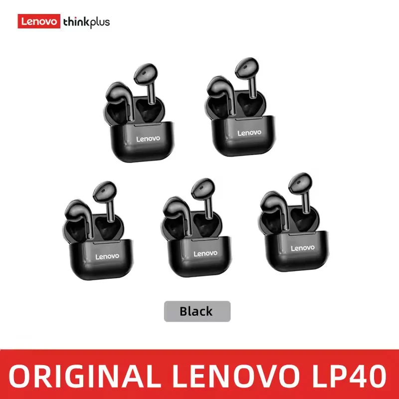 Original Lenovo LP40 Wireless Headphones TWS Bluetooth Earphones Touch Control Sport Headset Stereo Earbuds For Phone Android