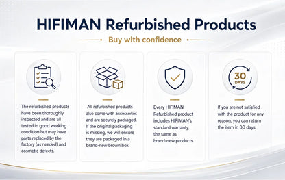 Refurbished: HIFIMAN Edition XS Full-Size Over-Ear Open-Back Planar Magnetic Hi-Fi Headphones with Stealth Magnets Design Adjustable Headband