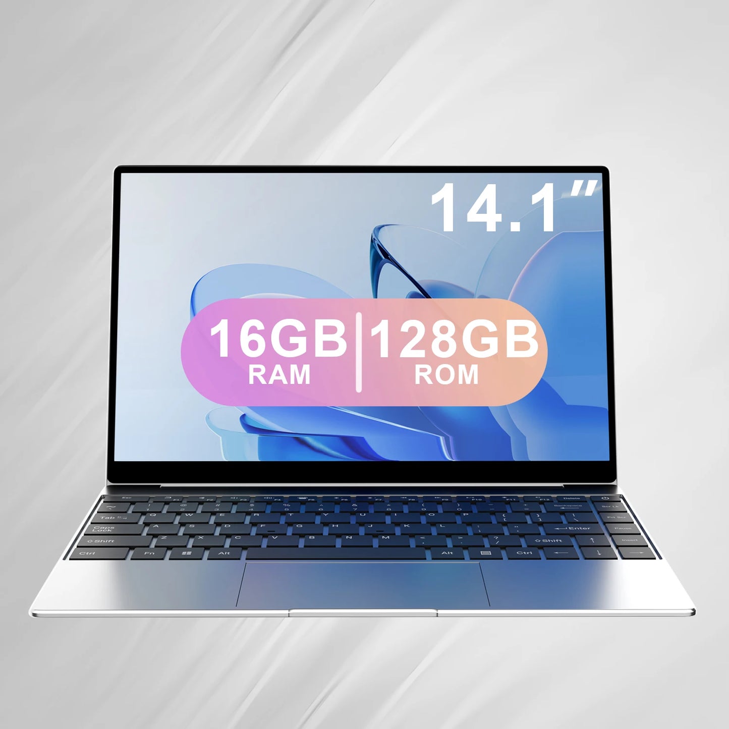 New Ultra Slim Laptop 14.1" 16GB RAM 2TB SSD Intel 4405U Gaming PC 1920*1080 Display Office Study Computer PC Windows 11 Pro