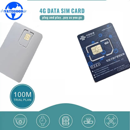 YATEGOOD 4G Global Walkie-Talkie SIM Card (Only for Use with Walkie-Talkies) Supports Push-to-Talk over Cellular (POC)