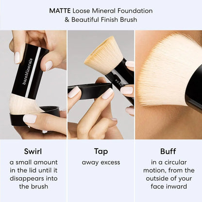 Original Loose Powder Foundation Clean Mineral Powder Face Makeup, Sheer-to-Full Coverage, Talc-Free, Non-Comedogenic, Vegan