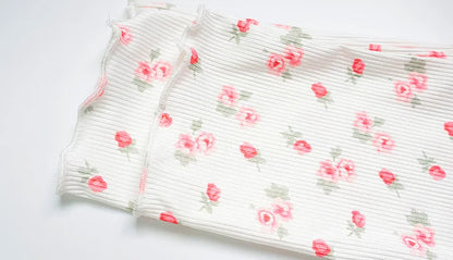 Ahagaga Casual Women Playsuits O-Neck Regular Long Sleeves Print Single Breasted Skinny Homewear Floral Sweet Femlae Rompers