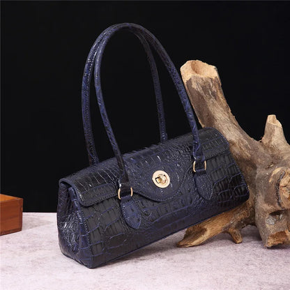 XMESSUN New Crocodile Pattern Handbag Bags for Women 2026 Fashion Designer Luxury Vintage Lady PU Leather Shoulder Crossbody Bag