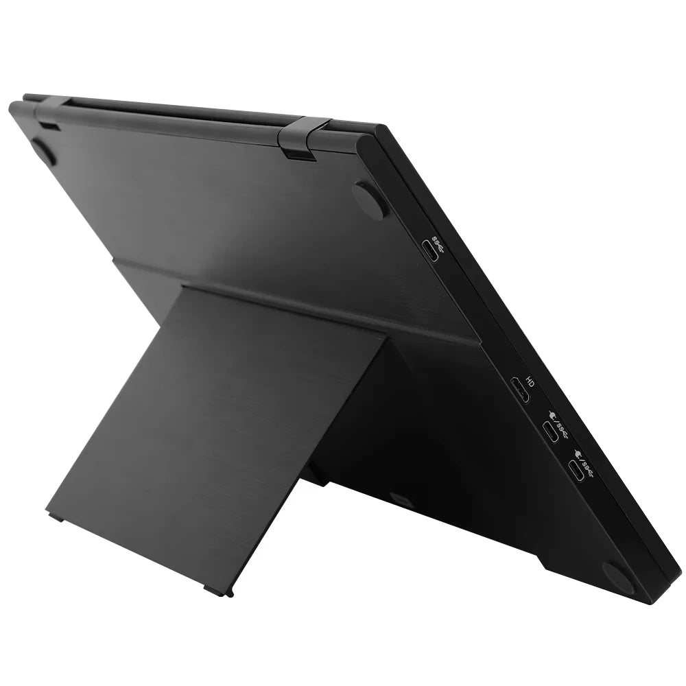 UPERFECT 15.6" Dual Portable Monitor for Laptop Screen Extender Folding Stacked Triple with Mini HDMI Office Computer Display