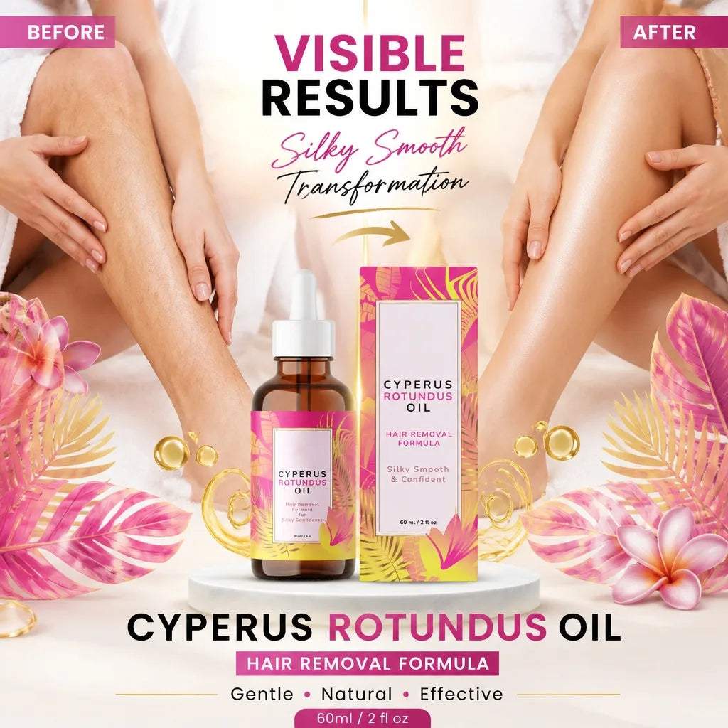 Natural Hair Inhibitor Oil – Gentle Formula For Underarm Leg & Arm Hair Slows Regrowth Leaves Silky Smooth Skin – Great Results