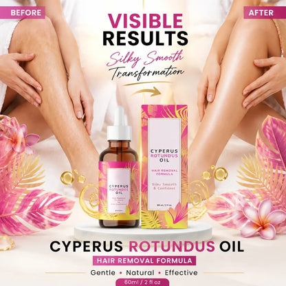 Natural Hair Inhibitor Oil – Gentle Formula For Underarm Leg & Arm Hair Slows Regrowth Leaves Silky Smooth Skin – Great Results