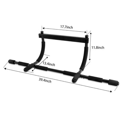 Adjustable Doorway Pull Up Bar, Multi-Grip Chin Up Bar for Home Gym Strength Training, Upper Body Workout Equipment