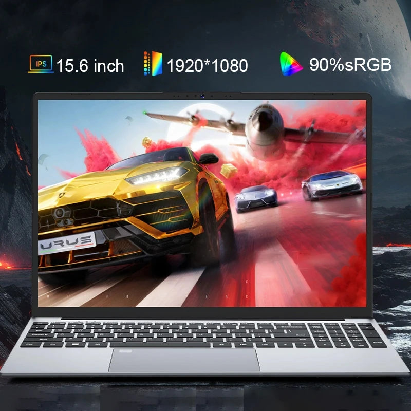 New Ultra Slim Laptop 15.6" 16GB RAM 2TB SSD Intel i9 10980HK/9900 Gaming PC 1920*1080 IPS Windows 11 Office Study Computer PC
