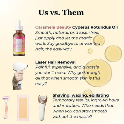 Natural Hair Inhibitor Oil – Gentle Formula For Underarm Leg & Arm Hair Slows Regrowth Leaves Silky Smooth Skin – Great Results