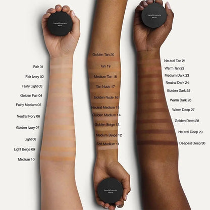 Original Loose Powder Foundation Clean Mineral Powder Face Makeup, Sheer-to-Full Coverage, Talc-Free, Non-Comedogenic, Vegan